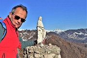 67 Alla Madonnina del Costone (1195 m) con vista In Presolana e Cornagera-Poieto